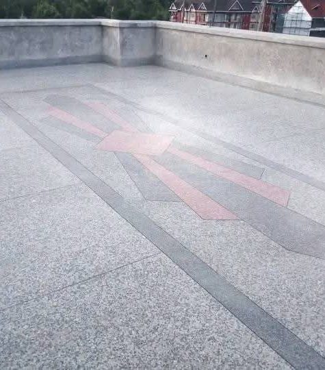 roof top finish terrazzo
